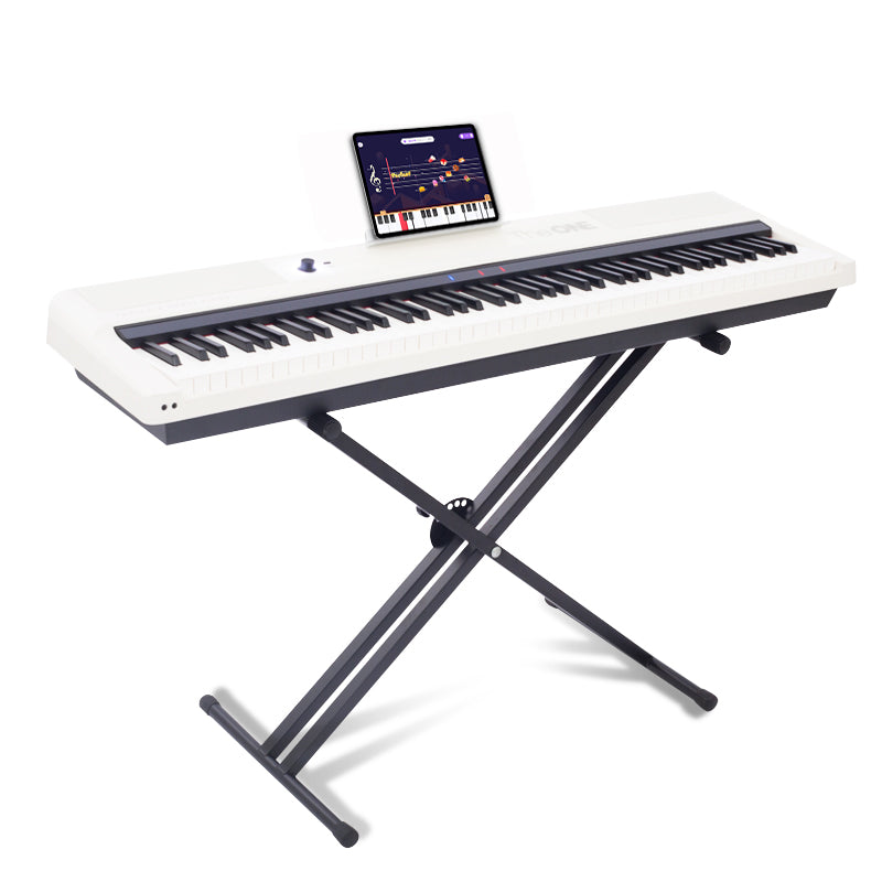 The ONE TON Smart Keyboard Pro, 128 Polyphonies Graded Hammer Action Weighted Stage Piano - The ONE Music
