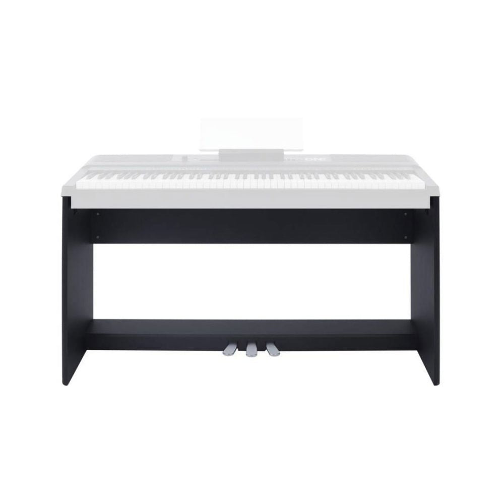 TheONE Portable Piano TON/NEX Wooden Stand with 3 Pedals Black