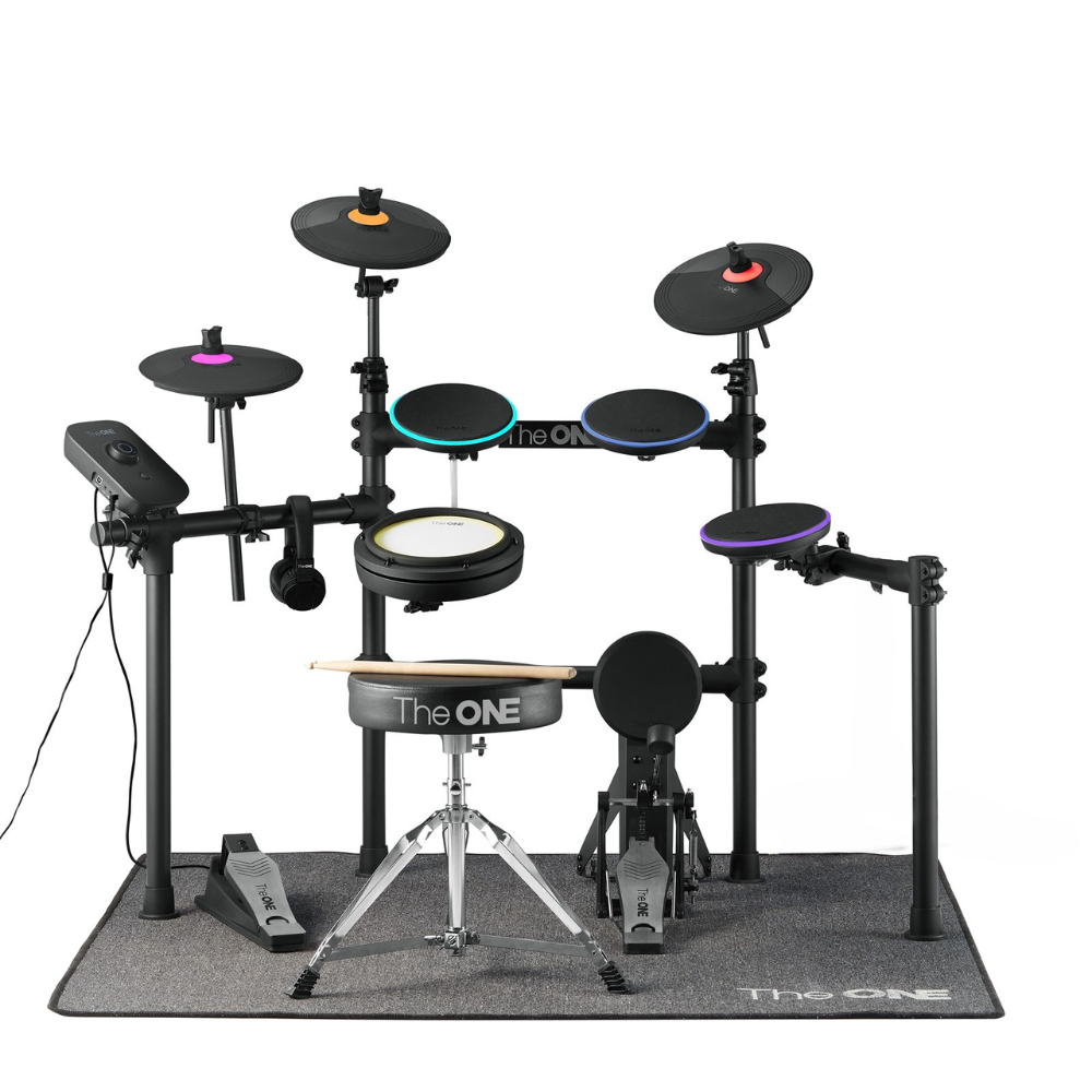 The ONE Polaris Drums, TOD1 Electronic Drum Set, Built-in LED Lights Connected with Drum Learning App - The ONE Music