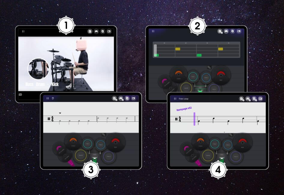 TheONE Smart Drum TRD Joy and Learning, All in One