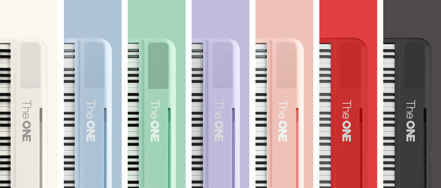 TheONE COLOR Smart Piano with colorful choices