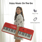 TheONE Smart Piano  COLOR Red Portable