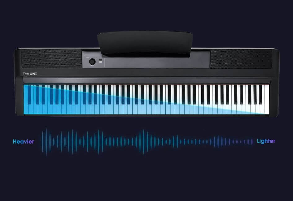 TheONE Smart Piano NEX Feel the Authenticity with Weighted Keys