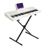 TheONE Smart Piano TOK White Keyboard+X Stand