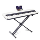 TheONE Smart Piano TON White Keyboard+X Stand