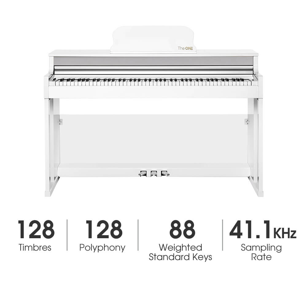 TheONE Smart Piano TOP1X Classic White Configuration