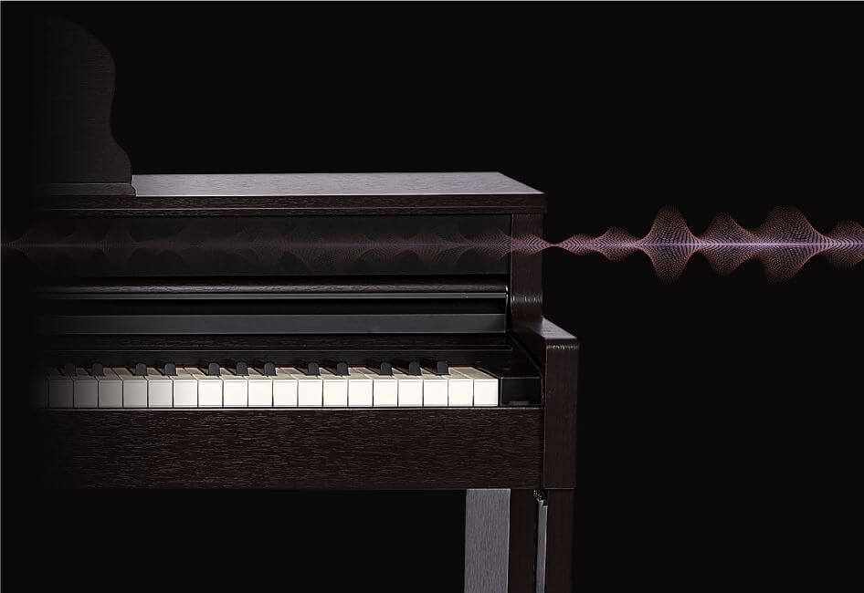 TheONE Smart Piano TOP2 Rosewood Experience Pure Brilliance