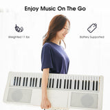 TheONE Smart Piano TOK Milk White Portable