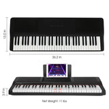 TheONE Smart Piano TOK Onyx Black Sizes and Weight
