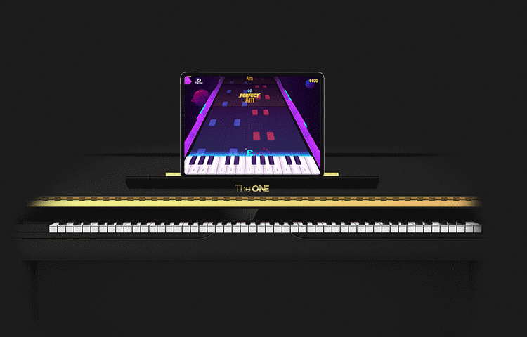 Lighted Musical Notes