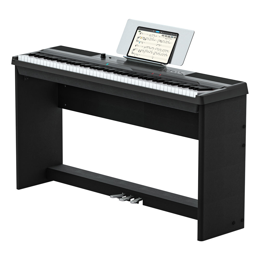 The ONE TON Smart Keyboard Pro, 128 Polyphonies Graded Hammer Action Weighted Stage Piano - The ONE Music