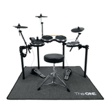 TheONE Smart Drum EDM 200 Black Drum Mat Adjustable Throne