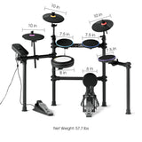 The ONE Polaris Drums, TOD1 Electronic Drum Set, Built-in LED Lights Connected with Drum Learning App