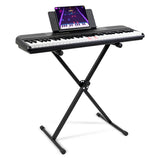 TheONE Smart Piano COLOR Black Keyboard+X Stand