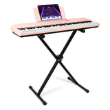 TheONE Smart Piano COLOR Pink Keyboard+X Stand