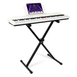 TheONE Smart Piano COLOR White Keyboard+X Stand