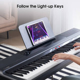 TheONE Smart Piano NEX Black Guided by Lights