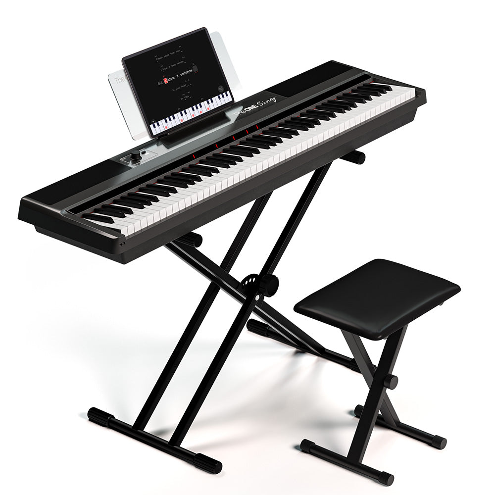 TheONE Sing Pro Smart Piano with 88 Weighted Keys - The ONE Music