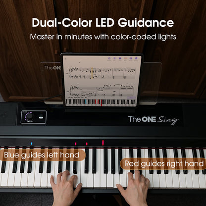 TheONE Sing Pro Smart Piano with 88 Weighted Keys - The ONE Music