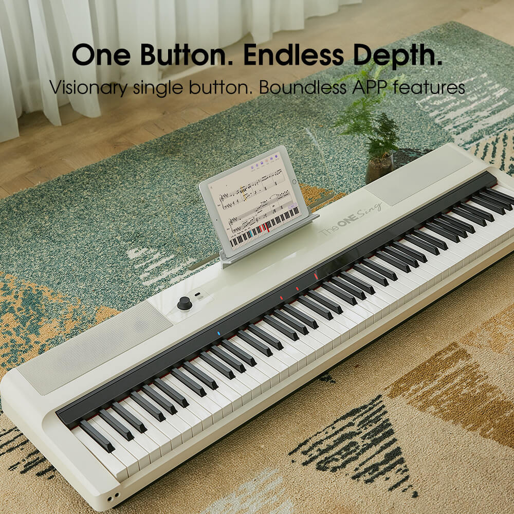 TheONE Sing Pro Smart Piano with 88 Weighted Keys - The ONE Music