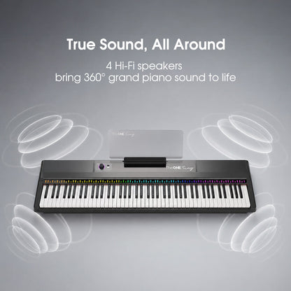 TheONE Sing Pro Smart Piano with 88 Weighted Keys - The ONE Music