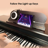 TheONE Smart Piano TOP2 Rosewood Guided by Lights