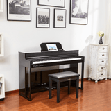 TheONE Smart Piano TOP2S Gloss Black Piano+Bench Decoration