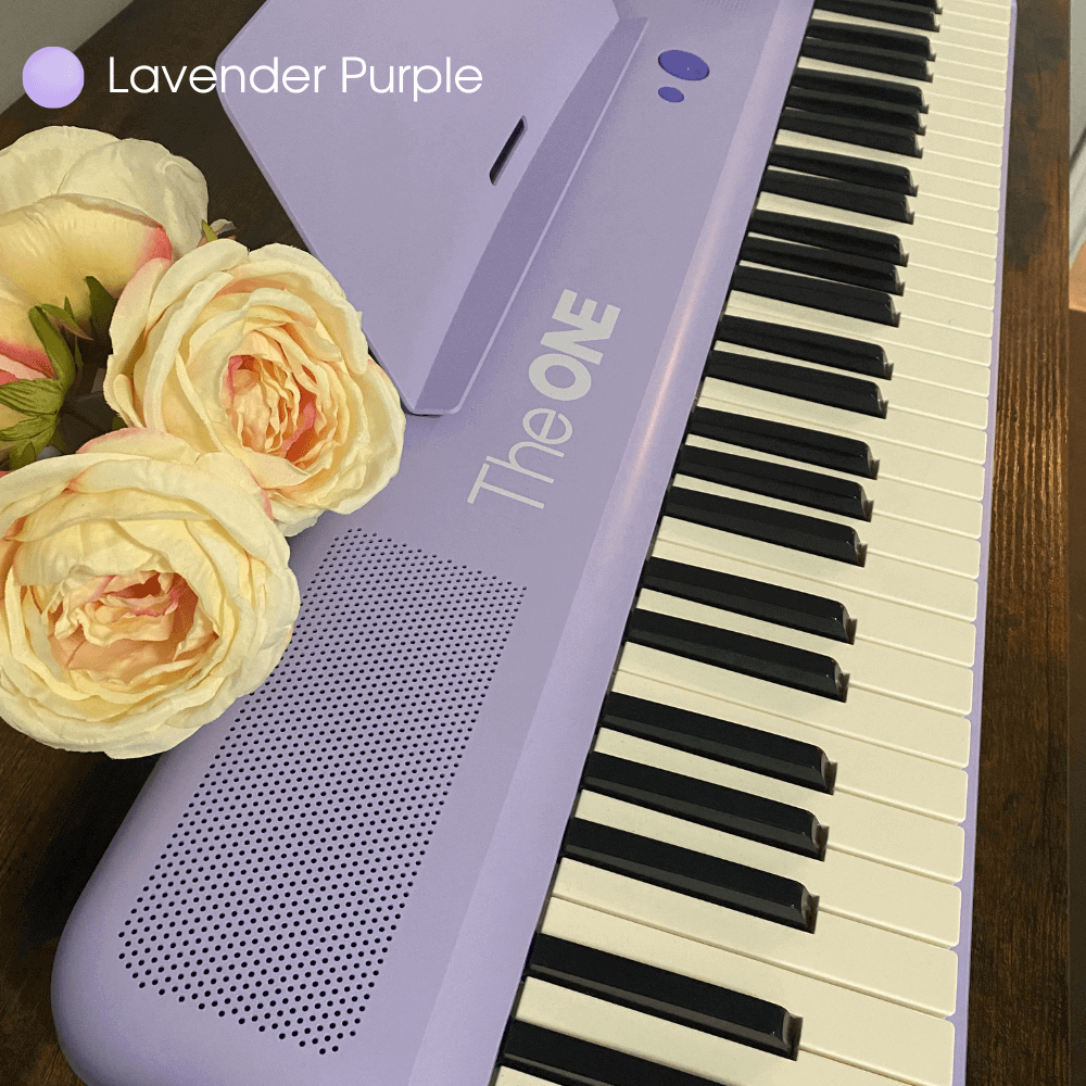 The ONE COLOR Smart Keyboard, Portable and Light up Keyboard with Bluetooth for Beginners