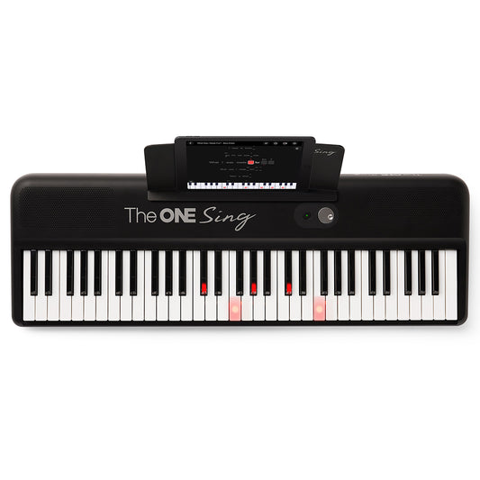 TheONE Sing Smart Piano - black keyboard