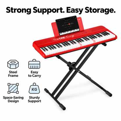 TheONE Adjustable Double-X Piano Stand - The ONE Music