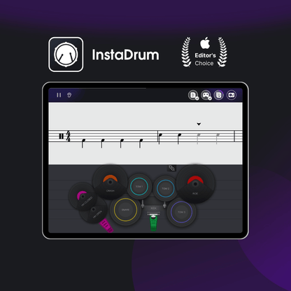 The ONE Polaris Drums, TOD1 Electronic Drum Set, Built-in LED Lights Connected with Drum Learning App