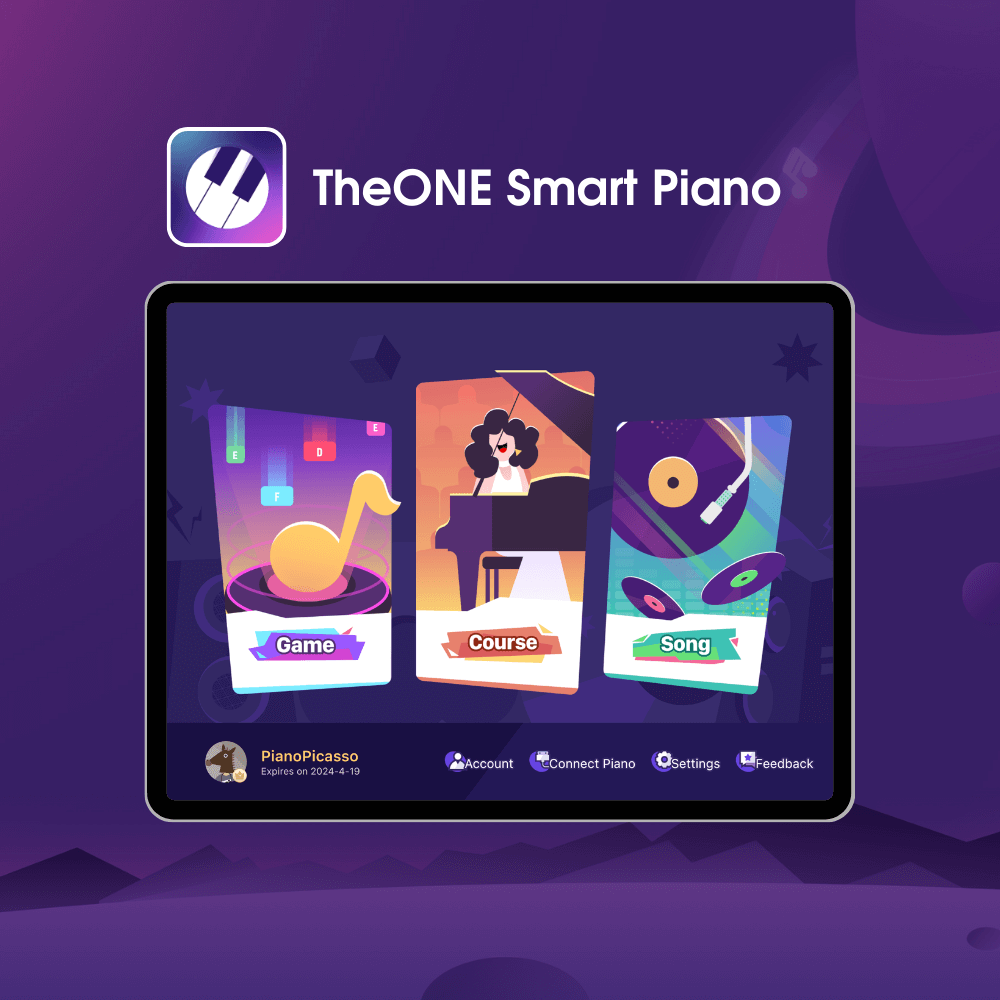 TheONE Smart Piano NEX Smart Piano APP Video