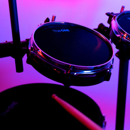 The ONE EDM-200 Electronic Drum Set, Mesh Drum Pads and Bluetooth Connectivity with Drum Learning App for Beginners