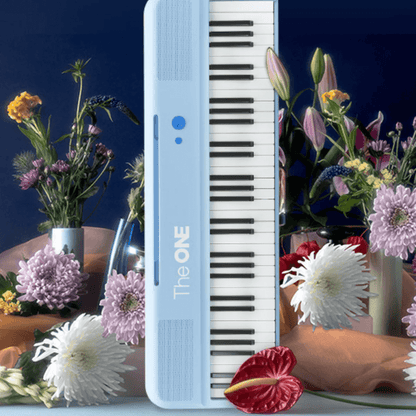 The ONE COLOR Smart Keyboard, Portable and Light up Keyboard with Bluetooth for Beginners