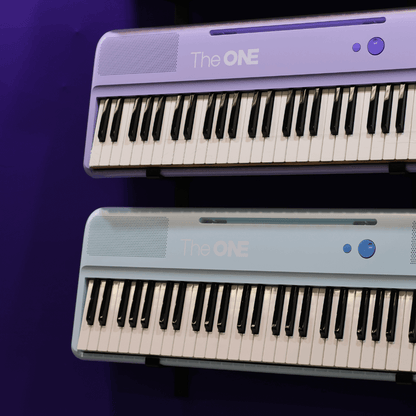 The ONE COLOR Smart Keyboard, Portable and Light up Keyboard with Bluetooth for Beginners