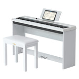 The ONE TON Smart Keyboard Pro, 128 Polyphonies Graded Hammer Action Weighted Stage Piano - The ONE Music